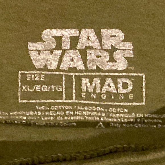 STAR WARS Mando Baby Grogu Clan of Two Men's Adult Graphic Tee T-Shirt - Picture 3 of 3